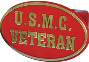 Auto/Hitch Cover-USMC Veteran